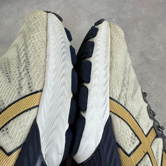 Asics Shoes Women's 10.5 Gel Nimbus 22 Running Walking Sneakers Blue Gold READ - Picture 13 of 16